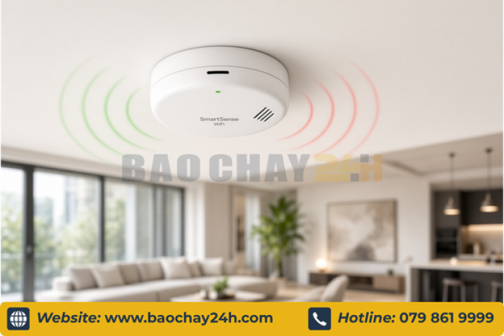 Đầu Báo Khói Không Dây Panasonic 4611 - Giải Pháp Báo Cháy Thông Minh